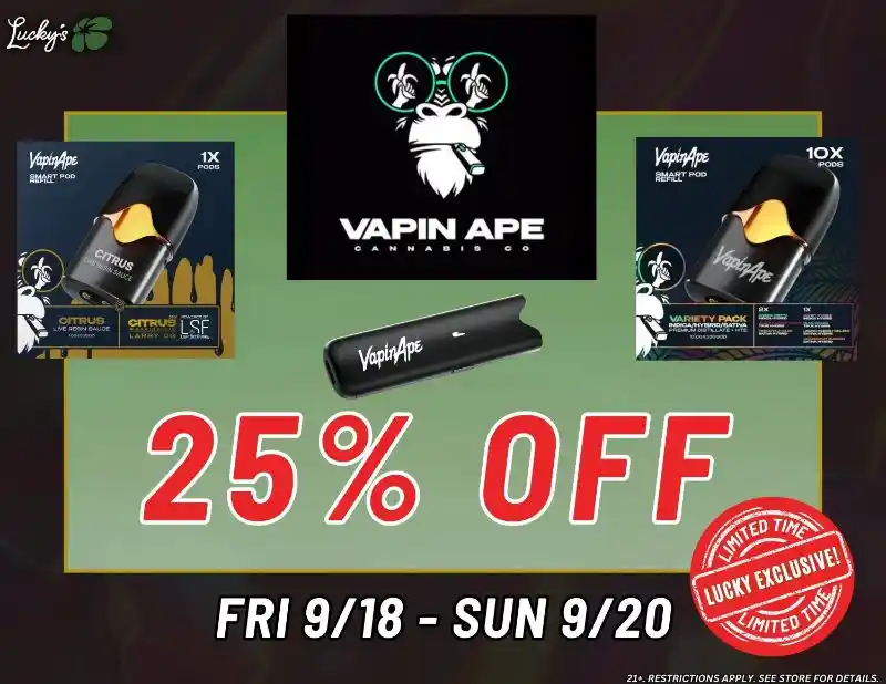 Vapin Ape Lucky's Exclusive: 25% OFF