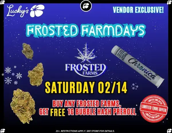 frosted fridays cannabis sale