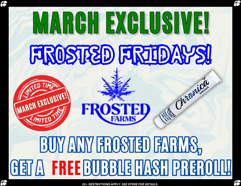 frosted fridays deals card