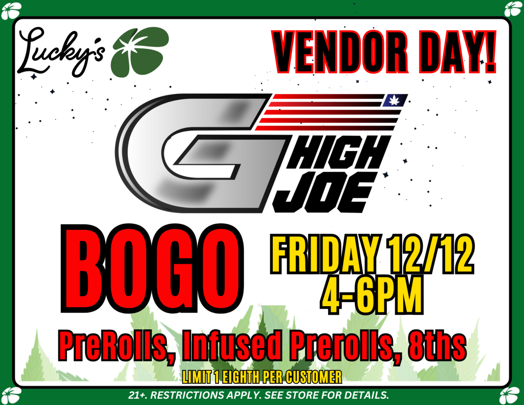 Vendor Day: G High Joe