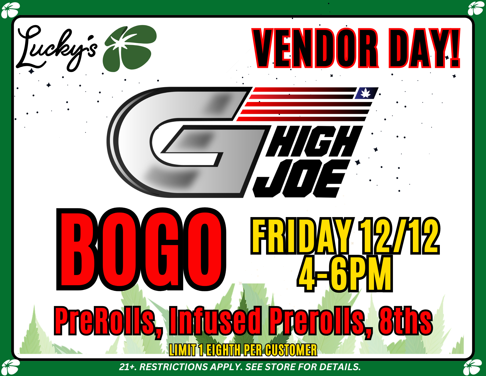 Vendor Day: G High Joe