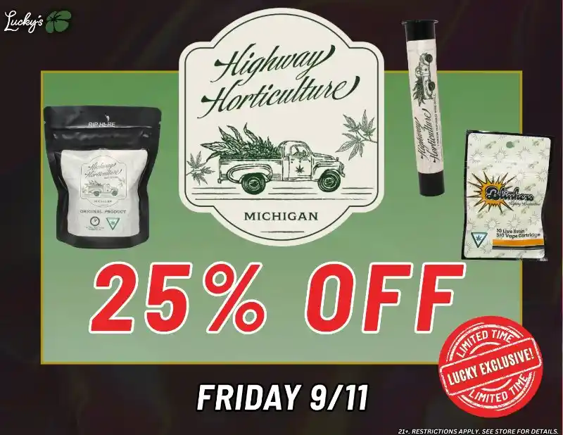 Highway Horticulture Vendor Exclusive – 25% Off