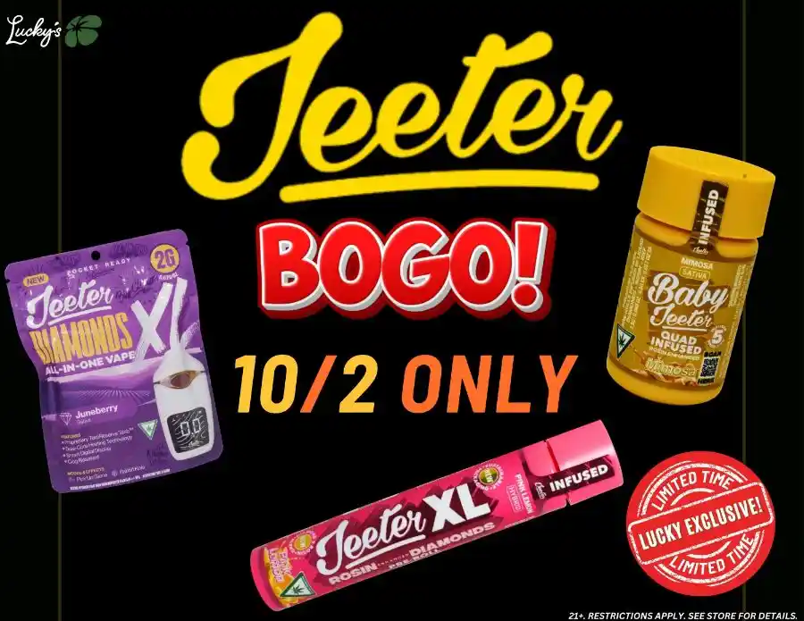 Jeeter Vendor Exclusive: BOGO