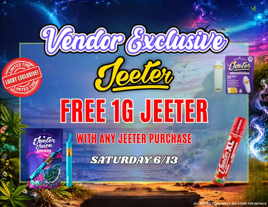 Vendor Exclusive: Jeeter (Free Nectar Cart Deal)