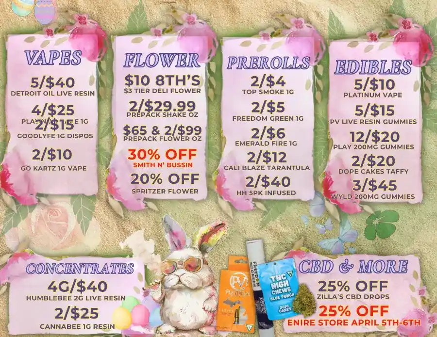 weekly specials card